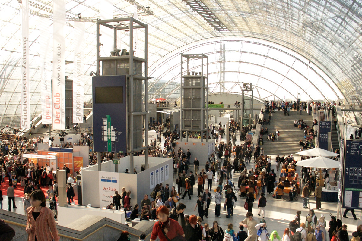 Messehalle der Leipziger Buchmesse