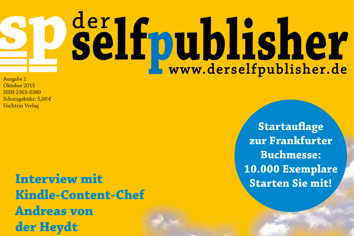 Cover der Startausgabe des Magazins der selfpublisher